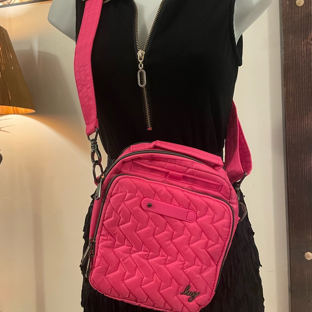 Lug Skeeter RFID Crossbody Bag with Charm Bar